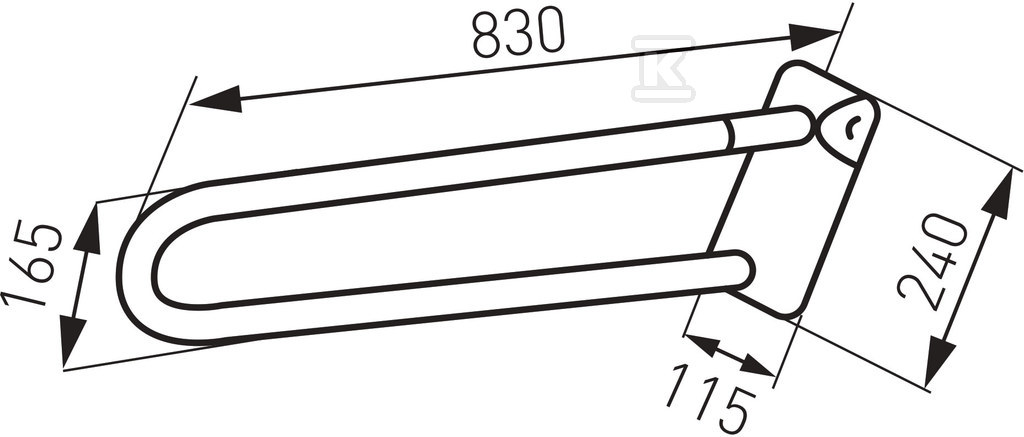 METALIA HELP foldable double handle - R66830,11